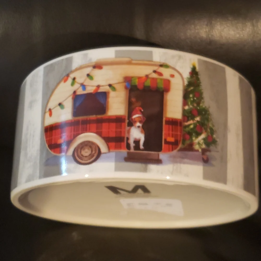 Set of (2) NWT Holiday Dog Bowls 🐕